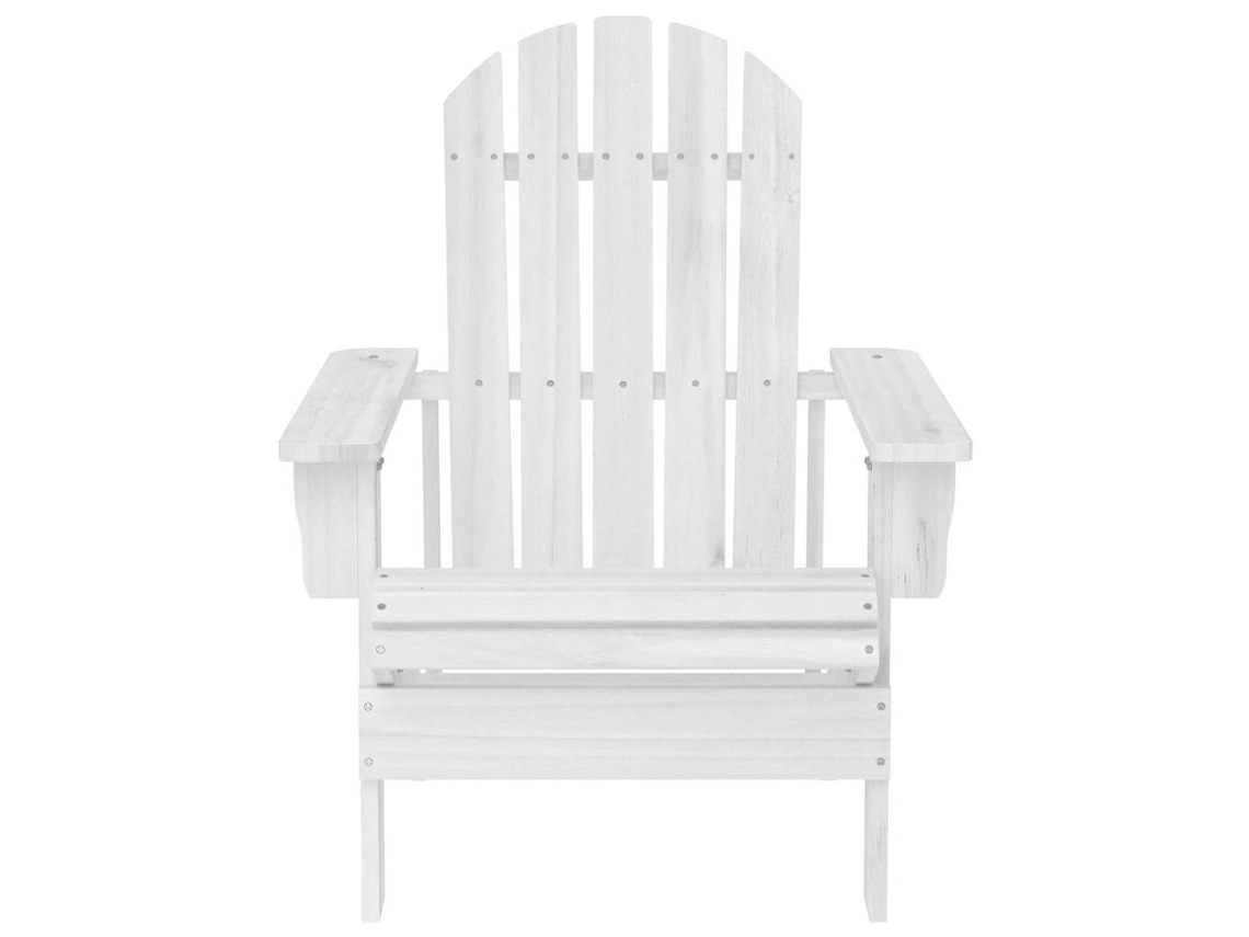 Silla De Jardín | Silla De Exterior De Madera Blanca