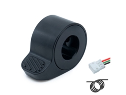 Acelerador negro de 13 cm para NINEBOT E2 e/E2 Plus, conector JST ZH.