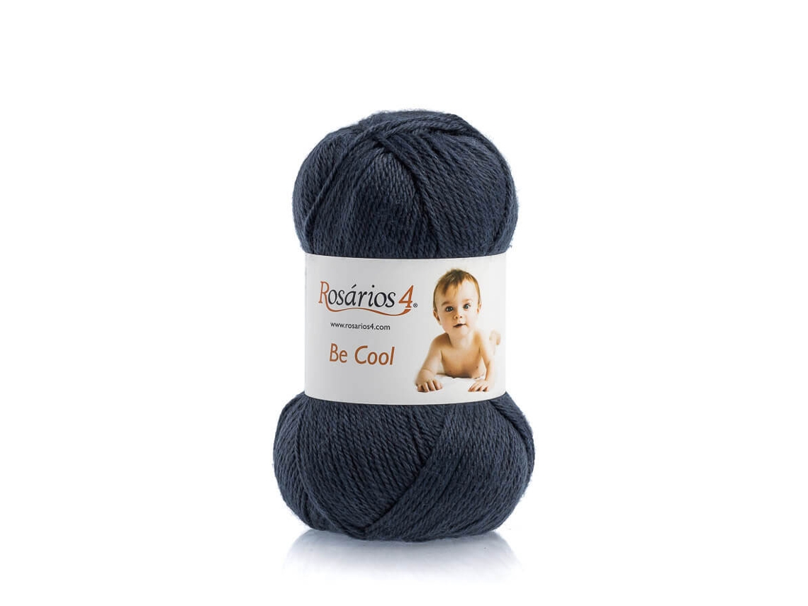 Hilo de La ROSARIOS 4 Be Cool Liso 50G Cinza Azulado 23