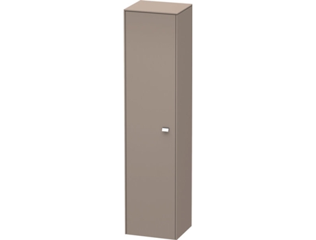 Armario DURAVIT Brioso alto 177,0x42,0x36,0 cm 1 puerta abatible a la izquierda 1 balda de madera 3 baldas de cristal