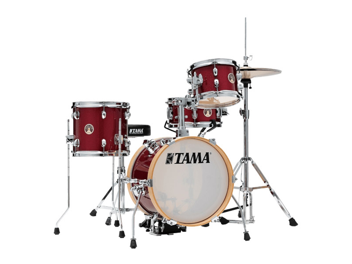 Tama bateria acustica 14 club jam flyer ljk44h4 candy apple mist