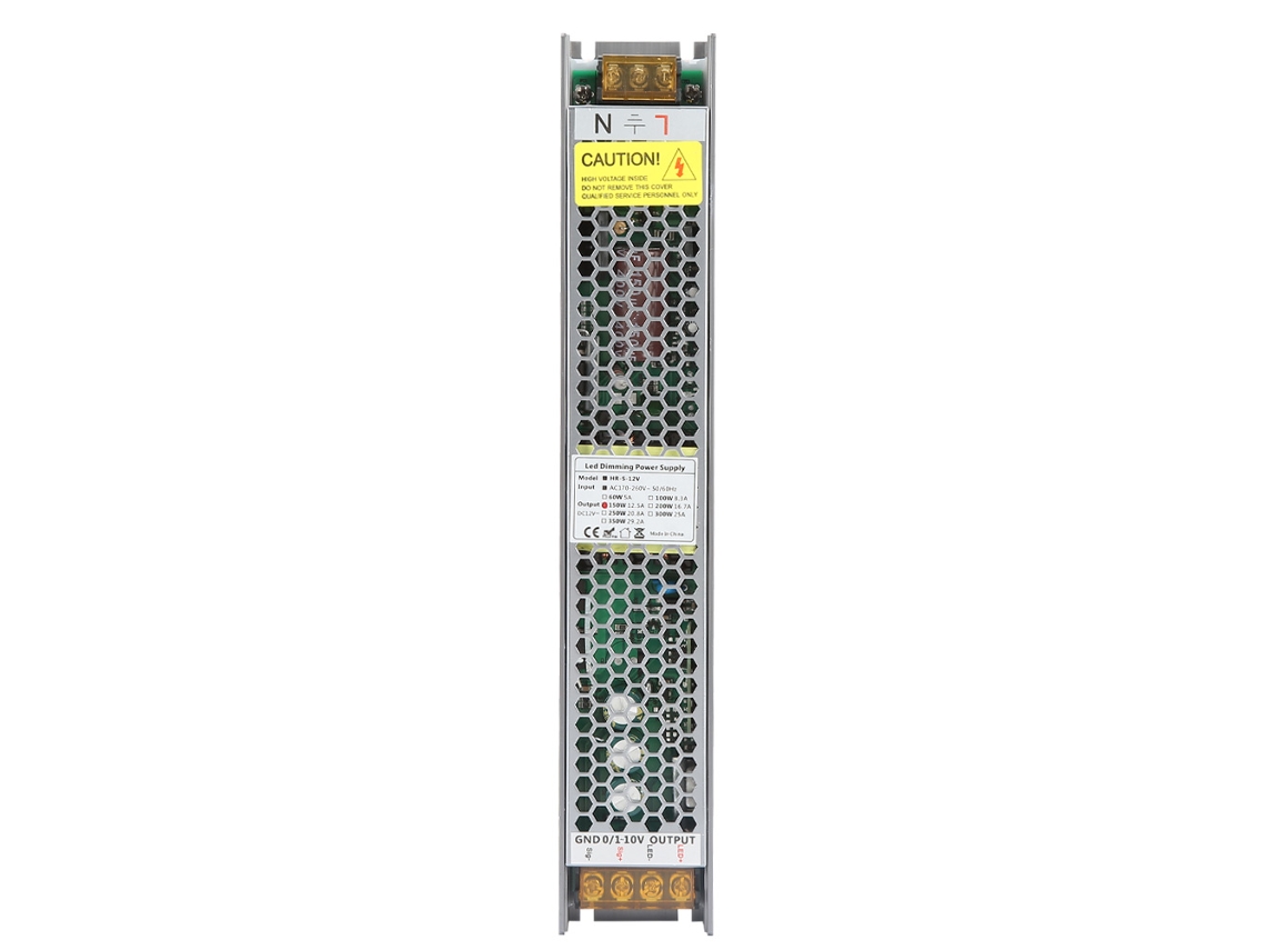2026velora Transformador de fuente de alimentación PWM inteligente ajustable para tiras de LED 12V 12.5A