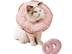 Collar Elizabeth Suave Ajustable Impermeable Anti-mordedura Para Gato Perro Conejo Pequeño
