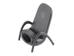 Cargador Inalámbrico Rápido De 15 W Para Sillón, Compatible Con Samsung, Iphone Y Xiaomi, Ajustable Y Negro.
