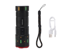 2026-linterna Led Portátil De Alta Potencia Multimodo Ipx4 Recargable Usb Para Camping Senderismo Pesca Caza Búsqueda