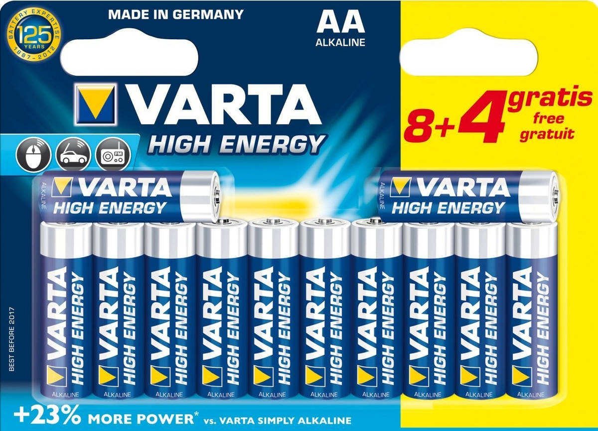 Pilas VARTA High Energy AA