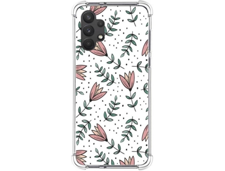 Carcasa Samsung Galaxy A32 4G TUMUNDOSMARTPHONE Dibujos Antigolpes Flores 01 Multicolor
