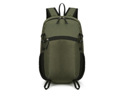 Mochila de senderismo para rutas al aire libre, fabricada en poliéster impermeable y ligero, color verde Hexinyigjly