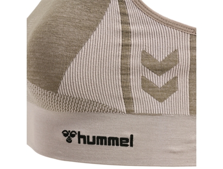 Sujetador Deportivo para Mujer HUMMEL (L - Gris)