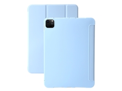 Capa Para Ipad Pro 9.7 2016 9.7 Polegadas Com 3 Dobras,azul Celeste