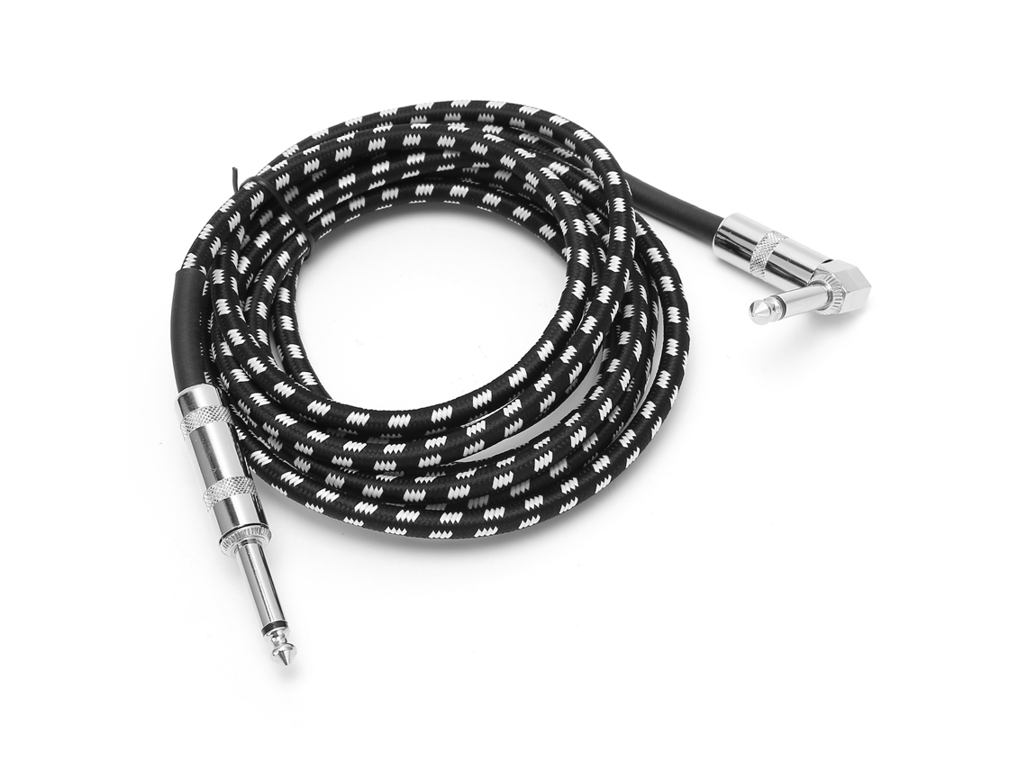 Cable De Audio Para Guitarra Jorindo Con Conector Macho De 6,35 Mm, Cable Para Amplificador De Guitarra Eléctrica,