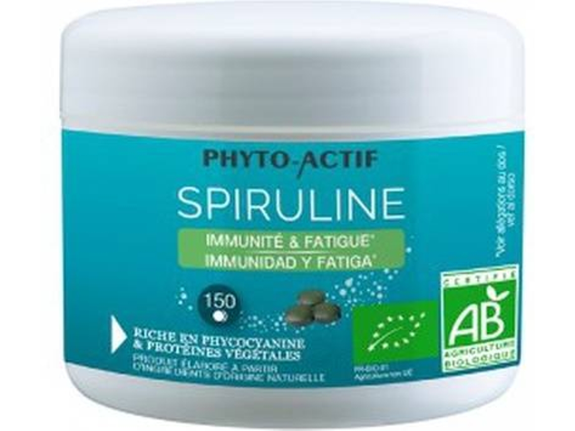 Complemento Alimentar PHYTO ACTIF Spirulina (150 comprimidos)