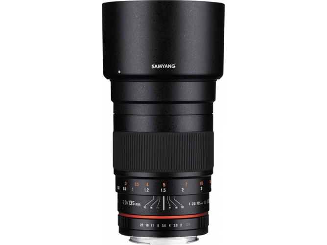 Objetivo SAMYANG 135mm F2.0 Ed Umc Ef-S (Encaje: Canon EF - Apertura: f/2 - f/22)