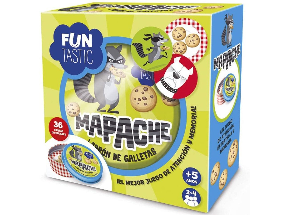 Juego para Niños IMAGILAND  Fun Tastic Round Card Game Raccoon