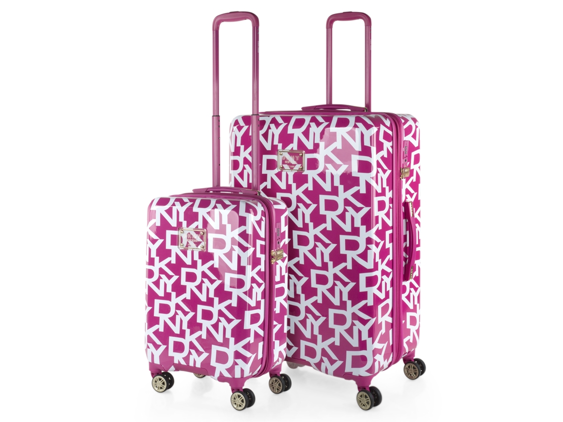 Juego De Maletas Pc DKNY DKNY-626 Signature Hardside magenta (51X76x30 Cm - 100L)