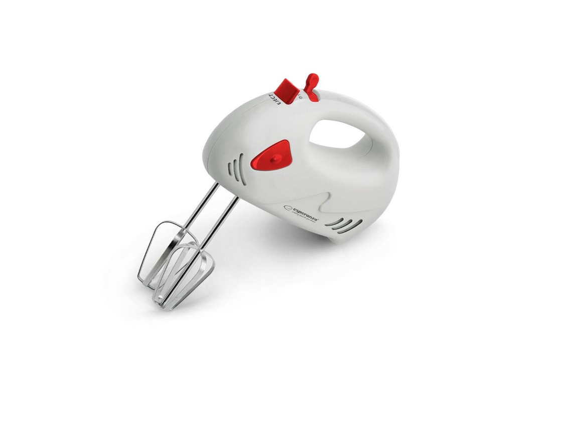 Batidora de Mano ESPERANZA EKM007R Blanco Rojo 150 W