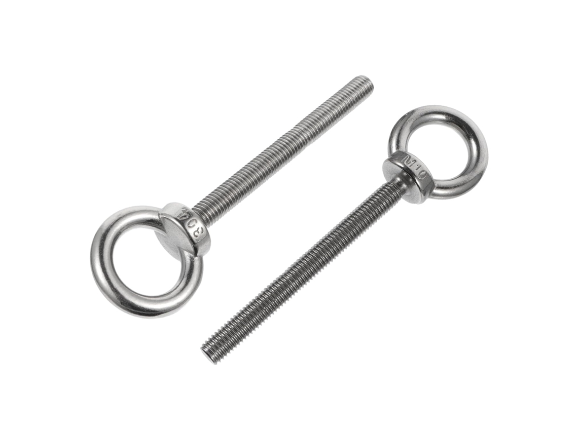 2 Pernos De Anillo Roscados De Alta Resistencia, Con Argolla Para Dispositivos Y Equipos De Elevación...