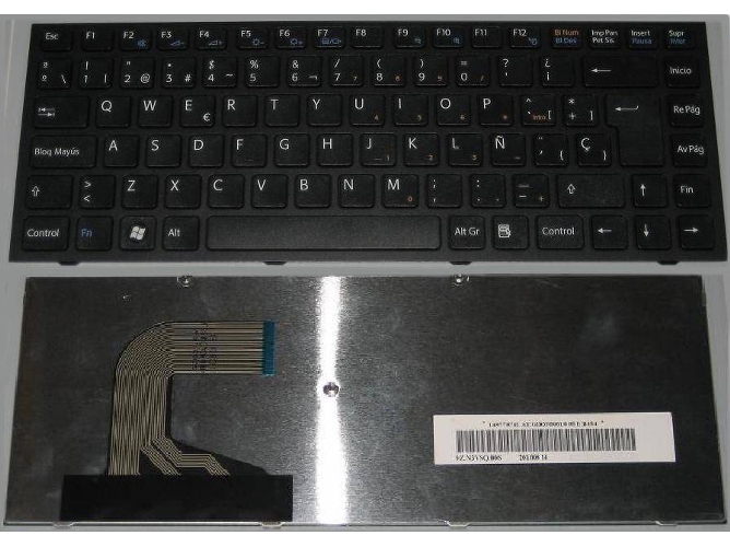 Teclado para Portátil Sony VPC-S Negro Nsk-Sa5Sq 0S 9Z.N3Vsq.50S Aegd3P00020 148778251