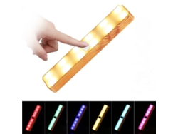 Lámpara De Noche Led Con Sensor Táctil, Imán, Para Mesita Noche, Recargable Por Usb, Regulable, Camb