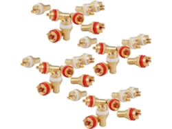 32 Tomas De Fono Chapadas En Oro Para Chasis De Amplificador Hifi Profesional Seat Lotus