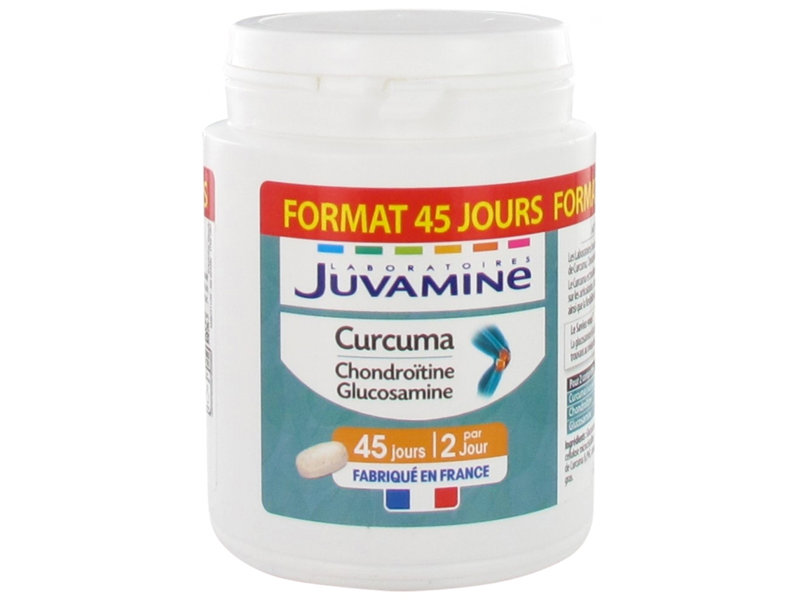Cúrcuma Condroitina Glucosamina 90 Comprimidos JUVAMINE