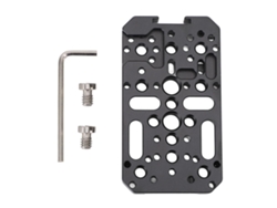 Placa De Queso Para Cámara De Aluminio Multiusos Con Rosca 1/4 3/8 Pulgadas Y Montaje Cold Shoe Para Trípode