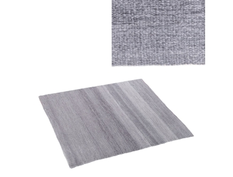 Alfombra de Exterior BIGBUY HOME (140.00 x 200.00 x 0.50 cm - PET - Gris)