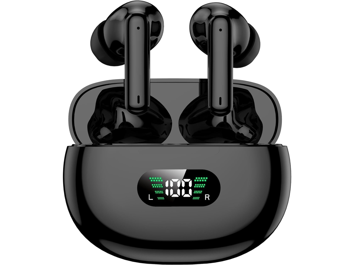 Auriculares inalámbricos Bluetooth, auriculares Bluetooth, auriculares deportivos intrauditivos de 5,3", auriculares con pantalla LED, auriculares estéreo Hi-Fi