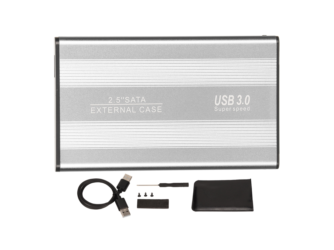 Gaiola De Hdd Usb3.0 2.5 Polegadas 5gbps Ultra Fina Leve Para Laptop Windows Mac Sata Ssd (sem Hd)
