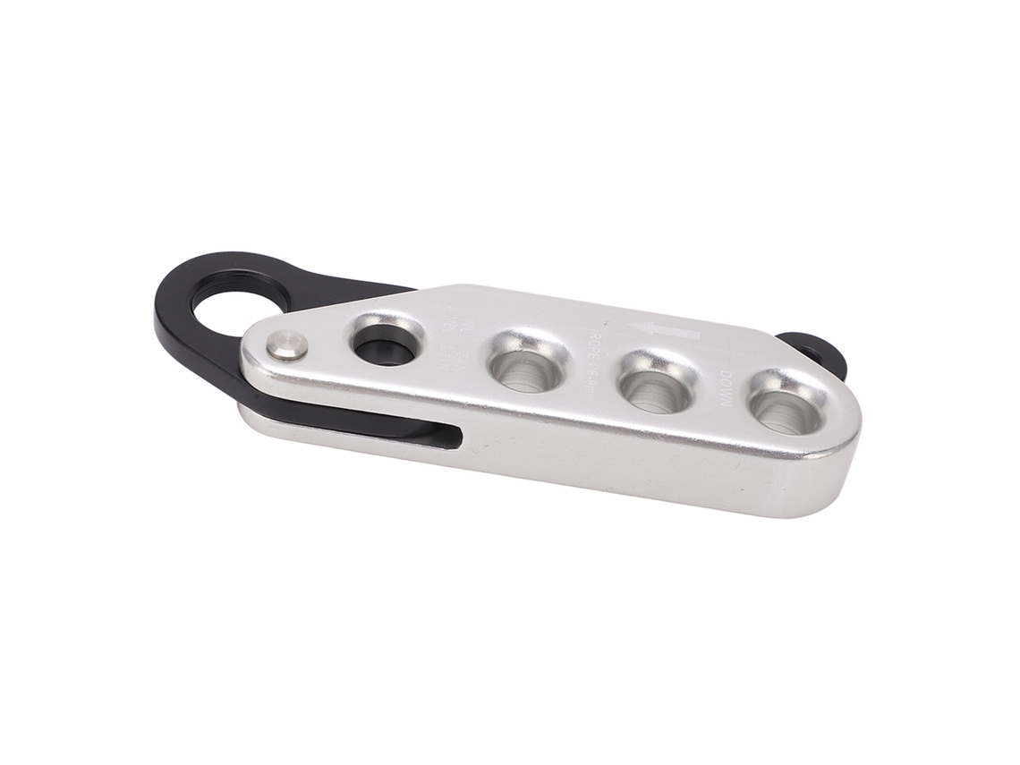 Descendedor Con Sistema De Detención Y Frenado De Escalada, Fabricado En Aluminio De Calidad Aeronáutica Y Con Control Manual Ergonómico, Para Montañismo Y Trabajos En Altura.