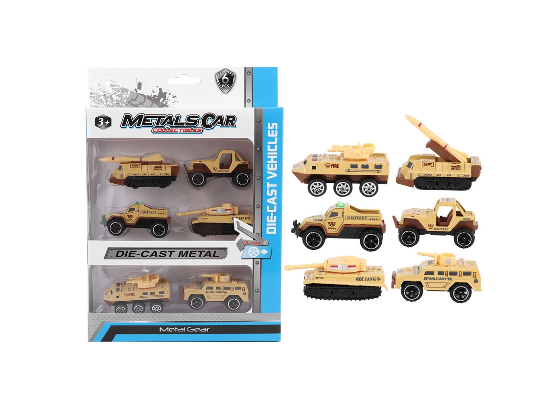 6 Piezas De Maquetas De Coches De Ingeniería A Escala 1:64, Juguete De Metal De Aleación Para Niños, Estilo E, Color Amarillo.