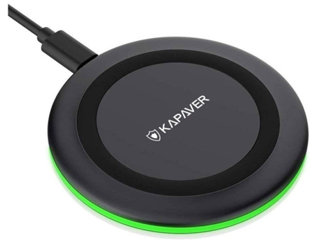 Cargador Inalámbrico Rápido para iPhone 11 Pro/11 Pro Max/12 Pro Max/12 Pro/XS/12/8/XR/12 Mini/11/XS Max YIZHOOD Negro
