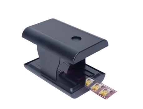Escanee y reproduzca películas y diapositivas antiguas de 35 mm con un escáner móvil de películas y diapositivas, cámara de teléfono inteligente, r...