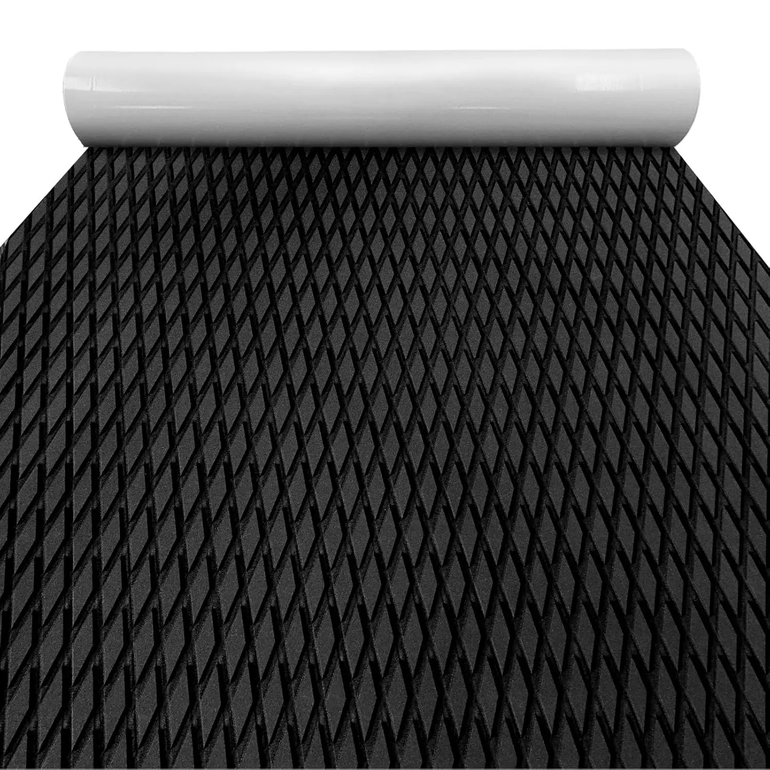(Negro) 1150x310 mm, espuma EVA, alfombrilla antideslizante para tabla de surf, textura de diamante, para kayak, piscina, monopatín