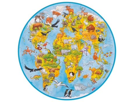 Puzzle GOKI (Cartón - Azul - 45 cm)