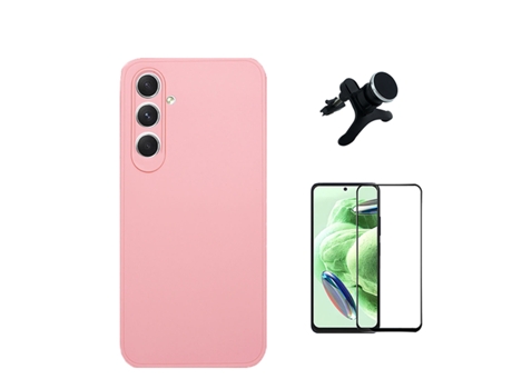 Kit De Película De Vidrio Templado De Cubierta Completa 5D Soporte Magnético Para Coche Reforzado Con Silicona Líquida PHONECARE Para Samsung Galax...