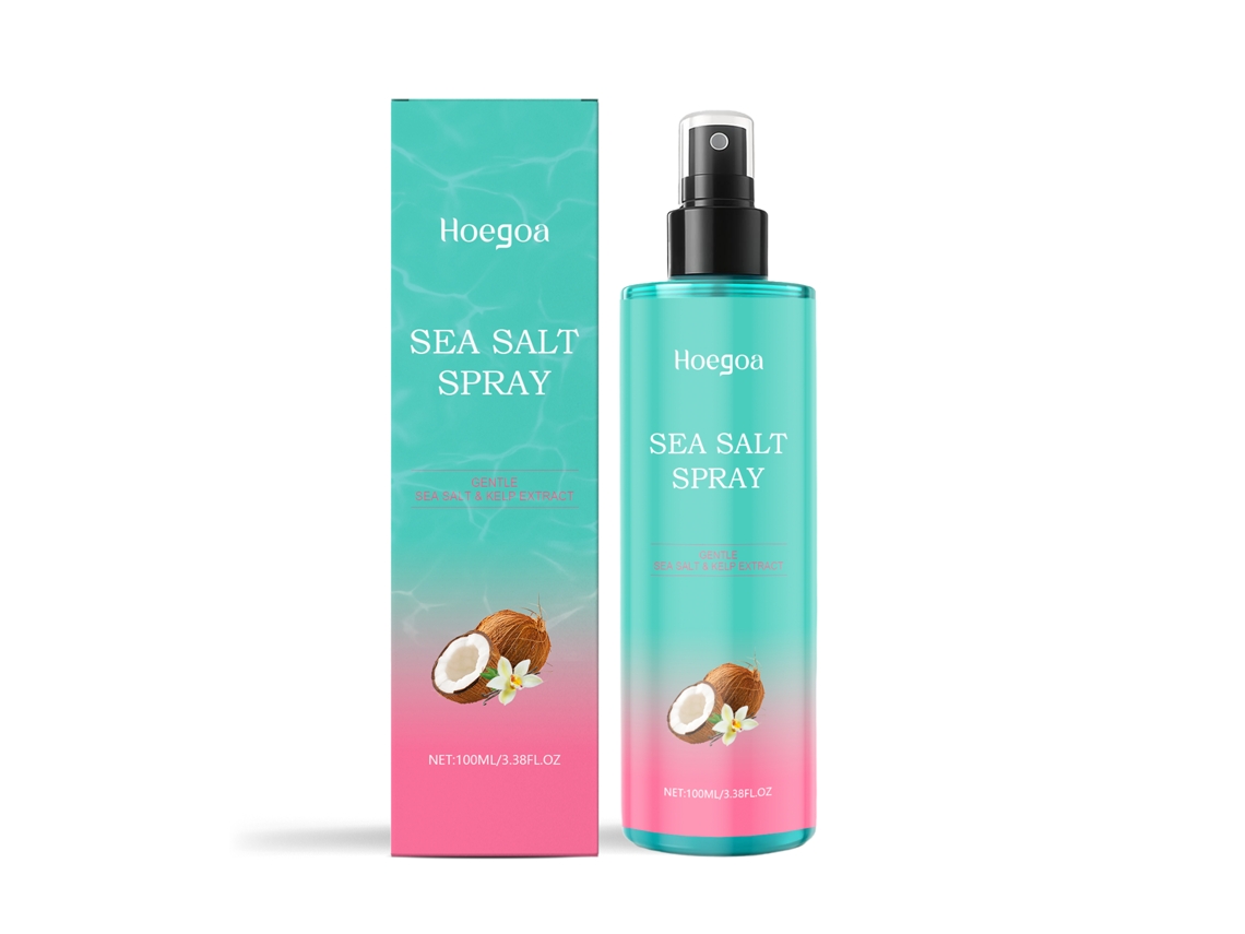Spray para el cuidado del cabello con sal marina