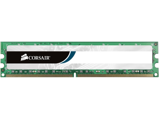 Memoria RAM DDR3 CORSAIR CMV8GX3M1A1600C11 (1 x 8 GB - 1600 MHz - CL 11 - Verde)