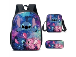 Conjunto De Mochila Infantil De 3 Piezas Con Bolsa Para El Almuerzo Y Estuche Para Lápices, Ideal Para La Escuela, Viajes Y Acampadas.