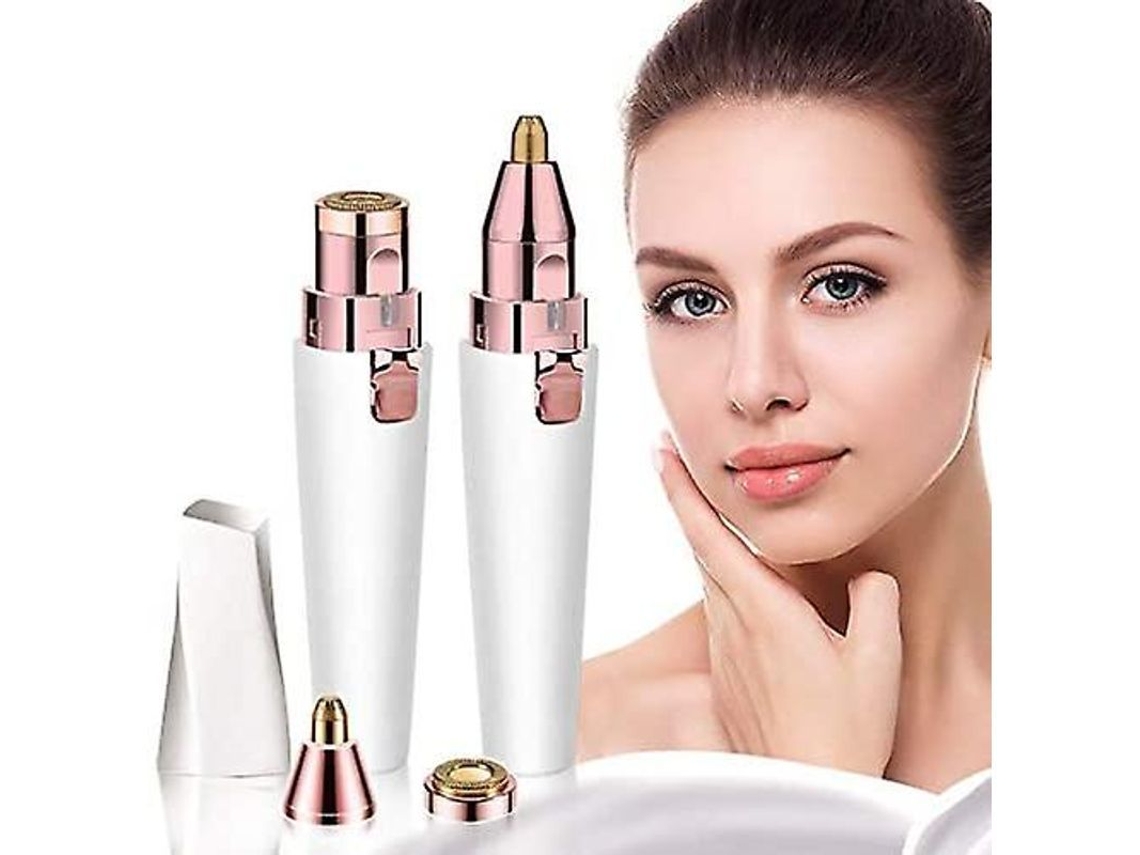 Depiladora Facial Para Mujeres, Recortadora De Cejas Recargable E Indolora.