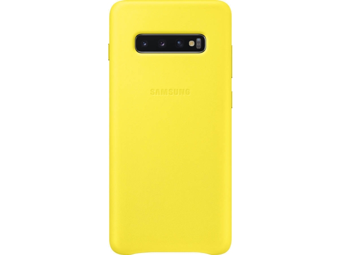 Funda SAMSUNG Galaxy S10+ Piel Amarillo