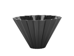 Taza Con Filtro De Café Cónico De Resina Reutilizable, Filtro De Goteo Manual Para Cocina, Negro