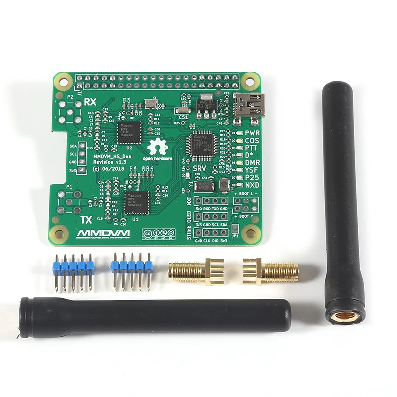 Punto De Acceso Mmdvm Dúplex Mmdvm_hs_dual_hat