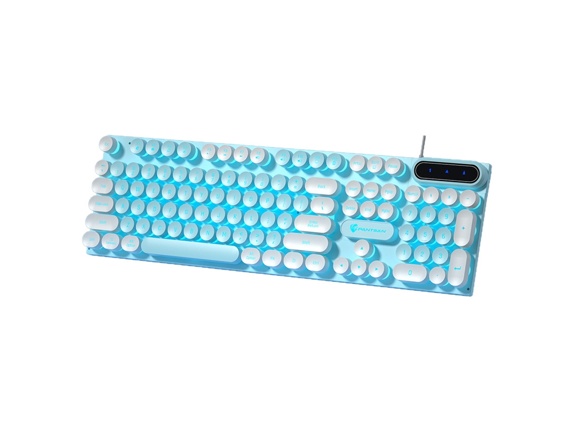 Teclado retroiluminado para portátiles, teclado para juegos con cable de conexión externo*