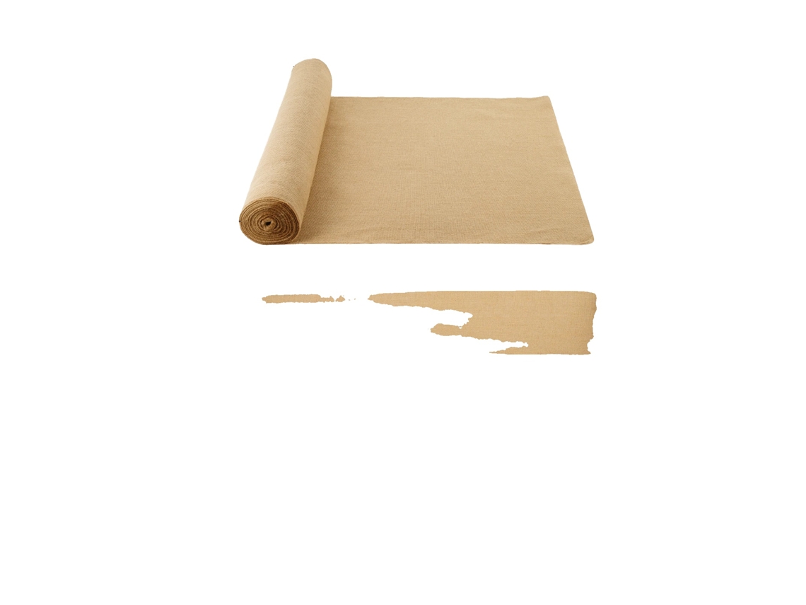Rollo de tela de yute, yute natural, duradero para manualidades y jardinería, 101 cm x 45 m, XL OEM