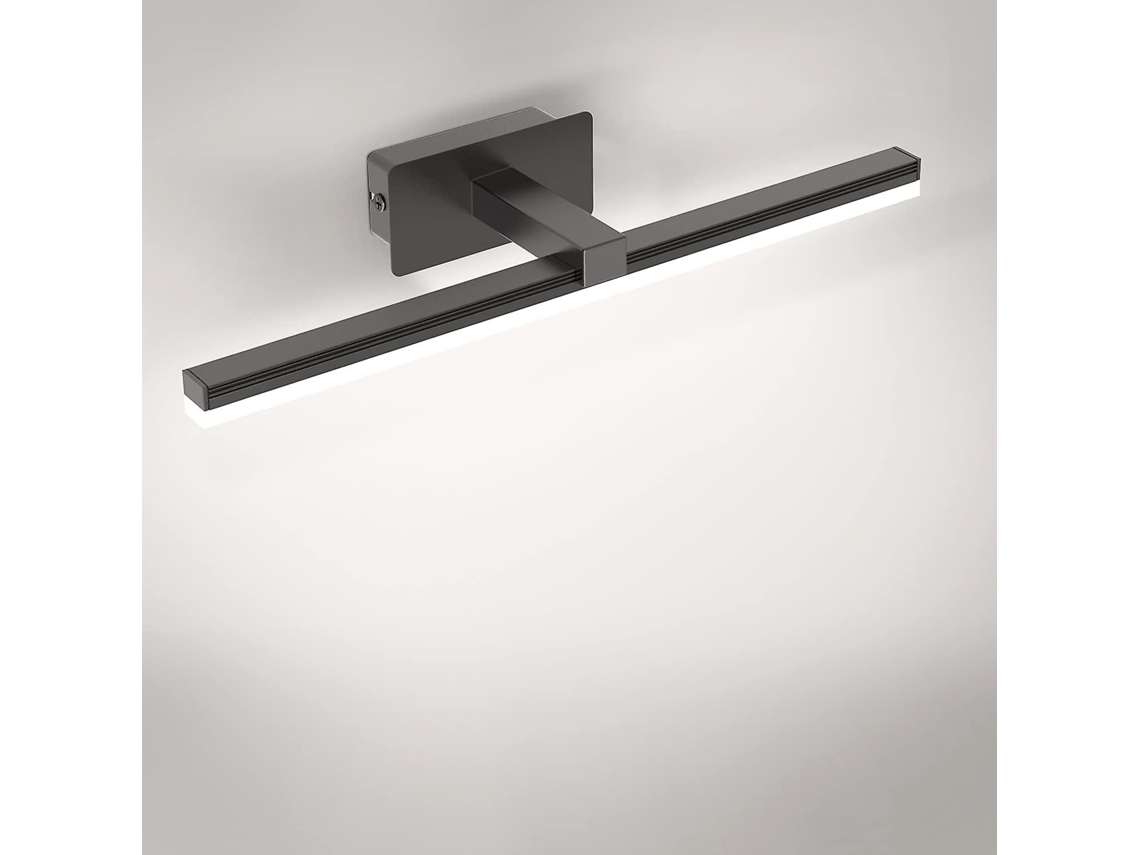 Lámpara de tocador de baño contemporánea, LED regulable con fuente LED integrada y atenuación suave para su tocador moderno, mejore su espacio