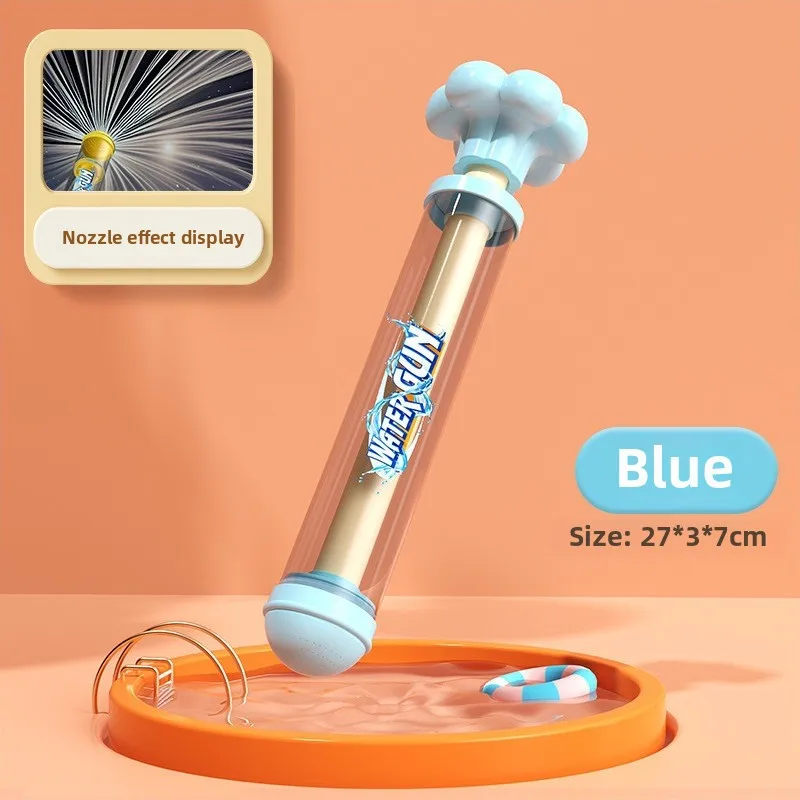 Pistola De Agua Infantil (azul), Juguete Con Rociador De Agua Extraíble