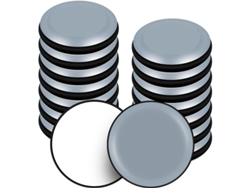Deslizadores De Muebles Ptfe Teflón Autoadhesivos Redondos 25mm, 16 Piezas Para Pisos Lisos Y Alfombras