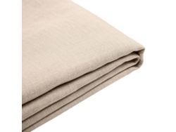 Funda para cama BELIANI Fitou de Poliéster Beige 190x214x75