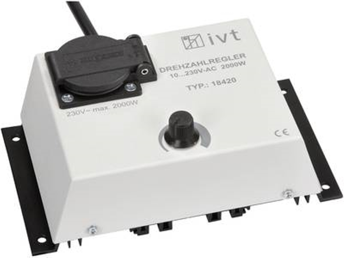 Regulador de voltaje CA Dr 2000, regulador de velocidad de 2000 W, regulador de intensidad IVT (700100)
